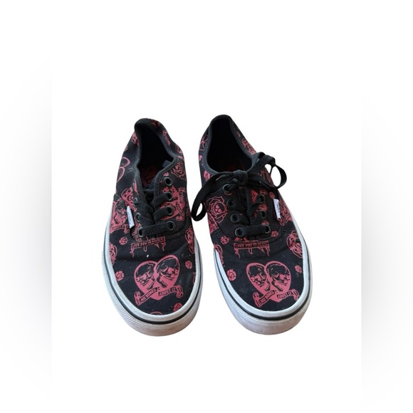 VANS Authentic - Love you To Death Black SKATE SHOES SZ 5 Womens VN0A5KS96BT - Picture 6 of 11